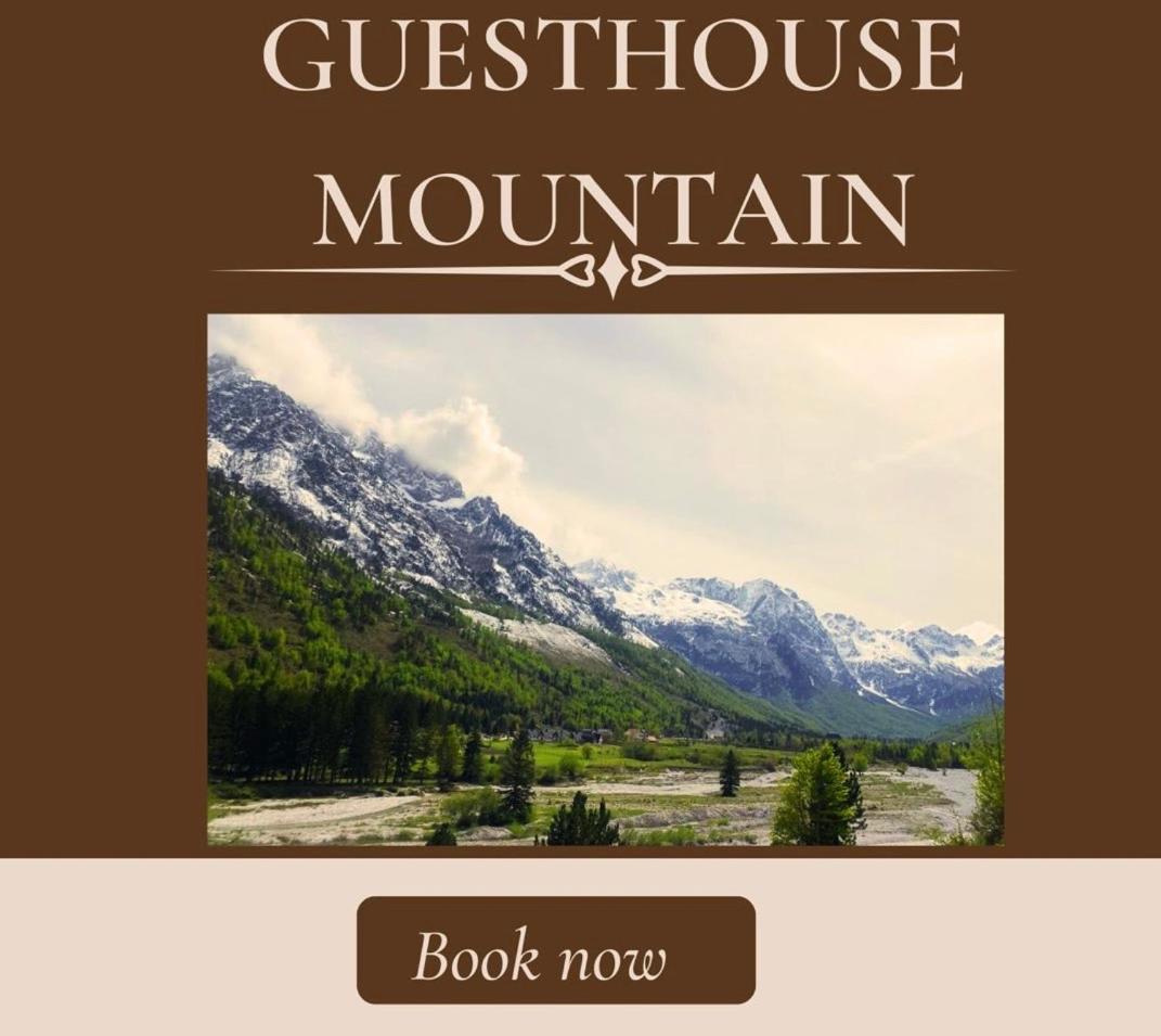 Guesthouse Mountain Valbona Exteriör bild